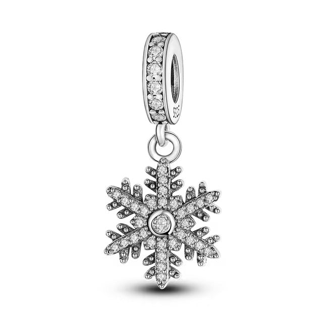 925 Snowflake Charm