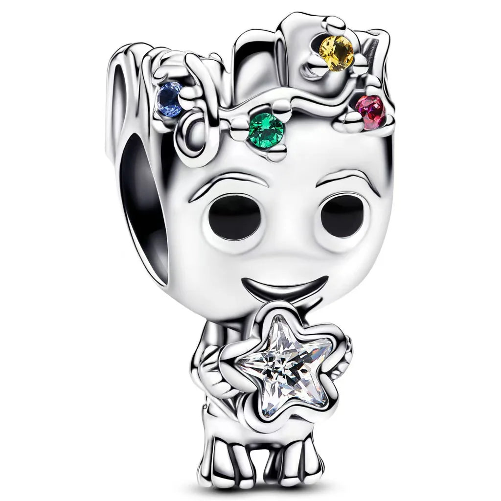 925 Charm PEACOCK BLUE