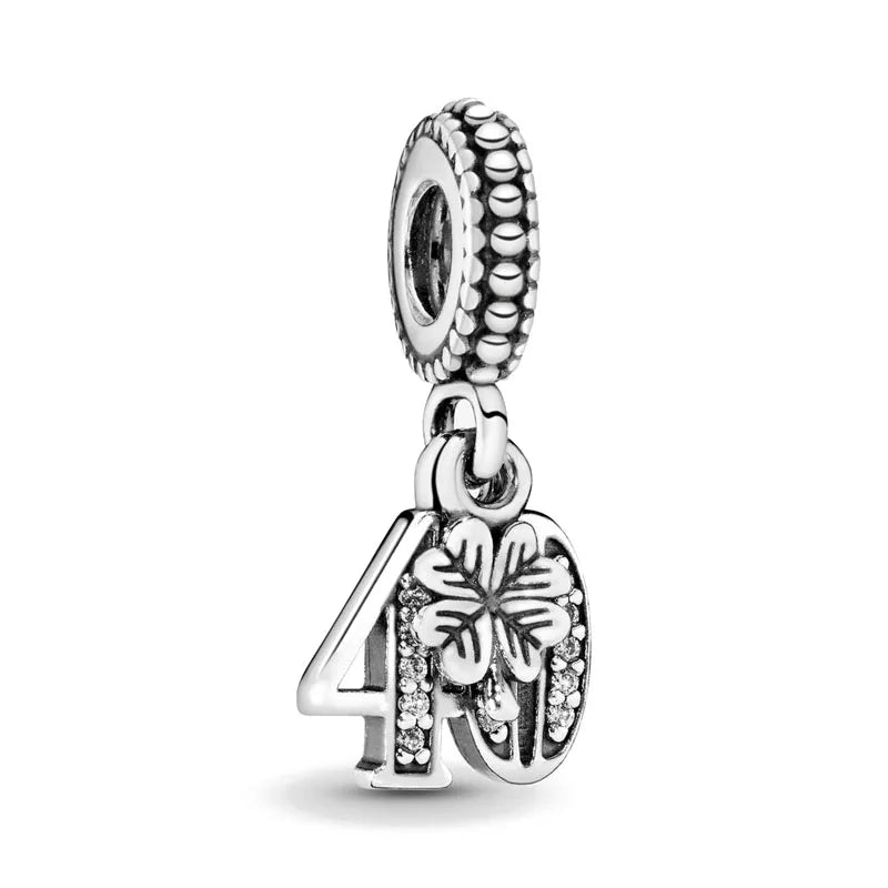 925 40th Birthday Charm B121