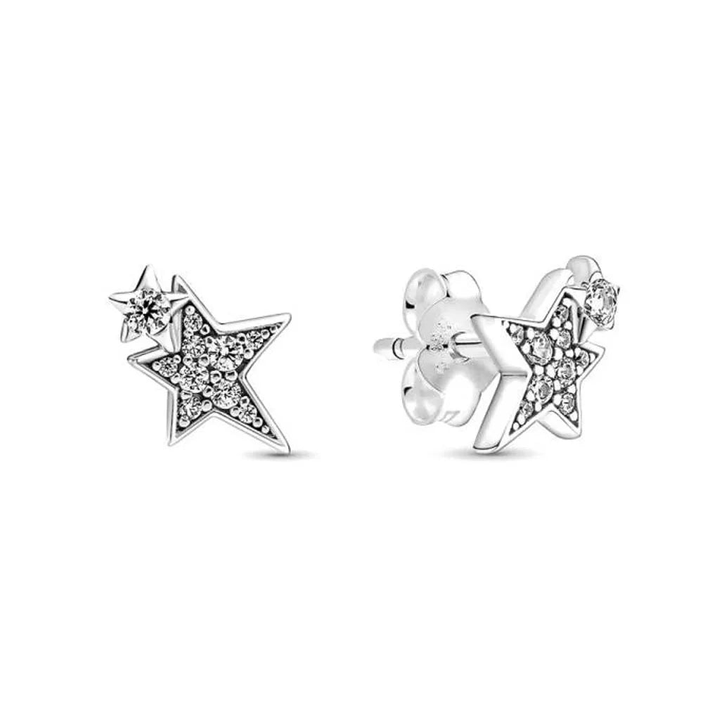 Sterling Silver Zircon Stud Earrings Limited Edition