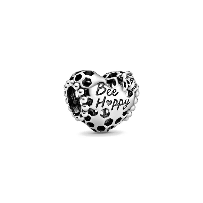 925 Heart Charm B392