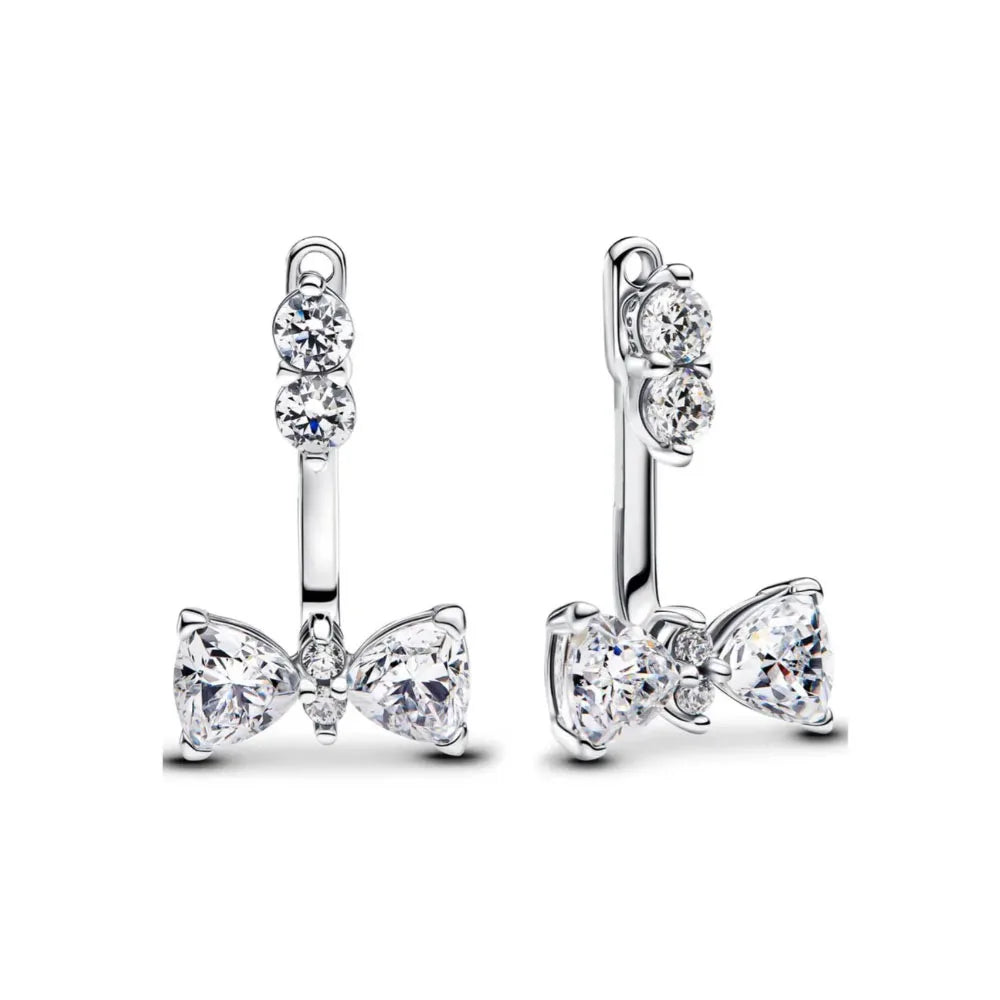Signature Sterling Silver Zircon Stud Earrings Elite