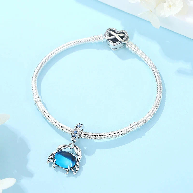 Sterling Silver Charm Bracelet Zircon Collection Exclusive