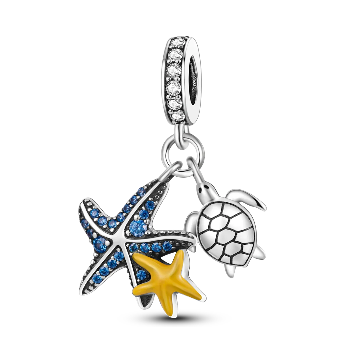 925 Starfish Charm KTC262