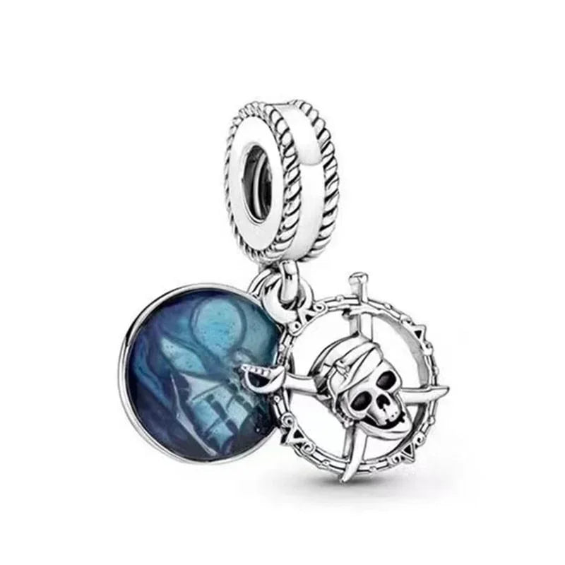 925 Pirates Of The Caribbean Charm PURPLE
