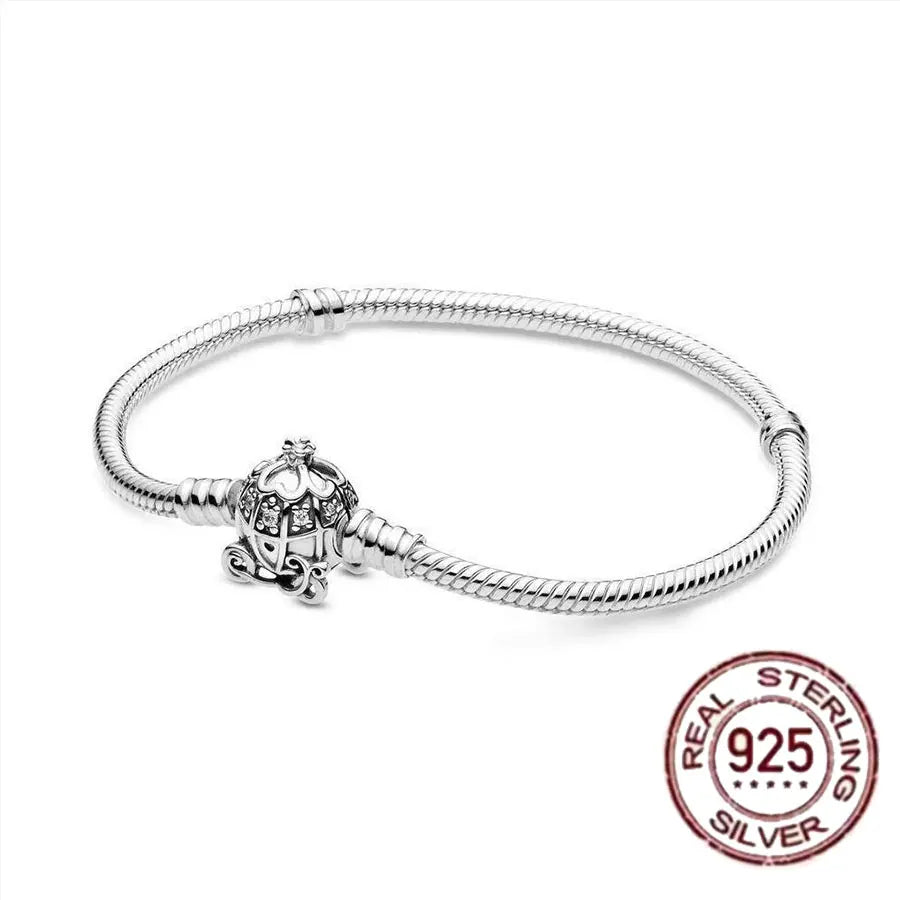 Sterling Silver Charm Bracelet Zircon Collection Exclusive