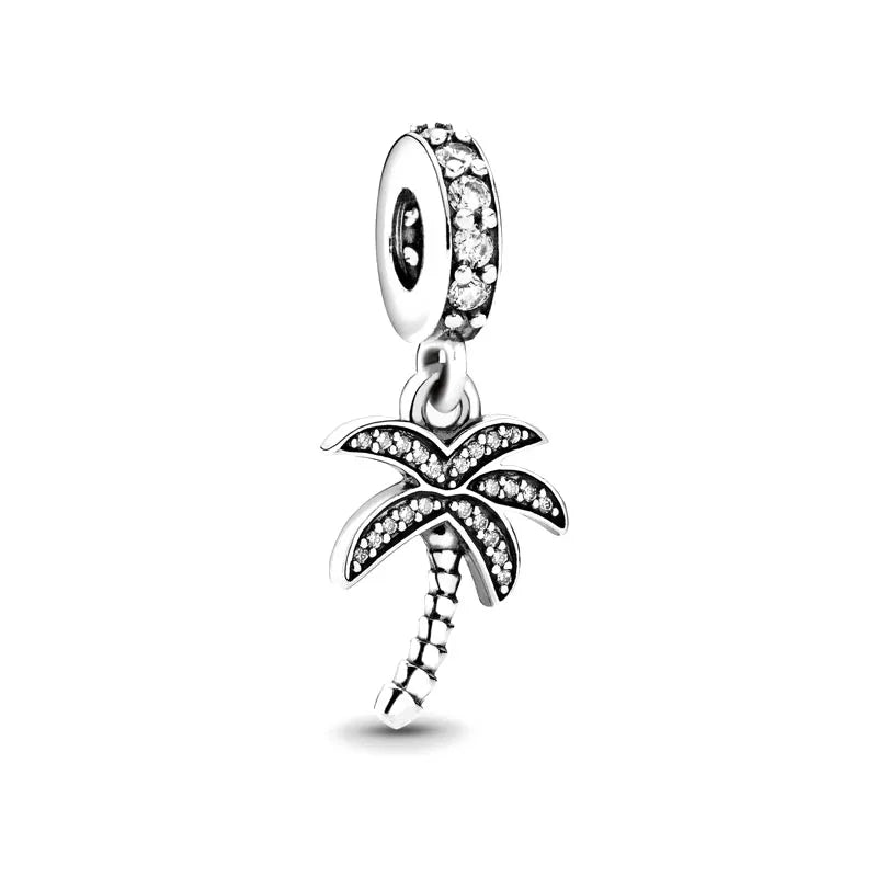 925 Palm TreeCharm B142