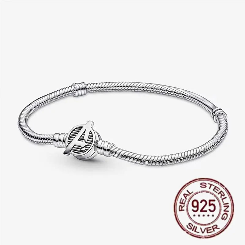 Bracelet Sterling Silver 925 Zircon Charm Exclusive