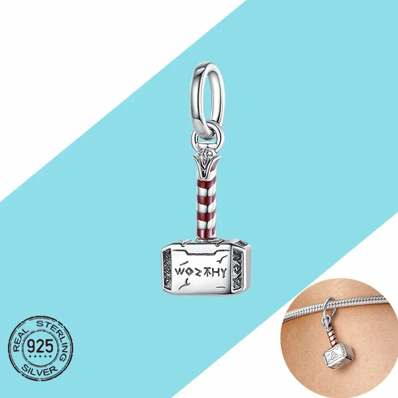 Minisoc Limited Sterling Silver Teardrop Zircon Charm Bead