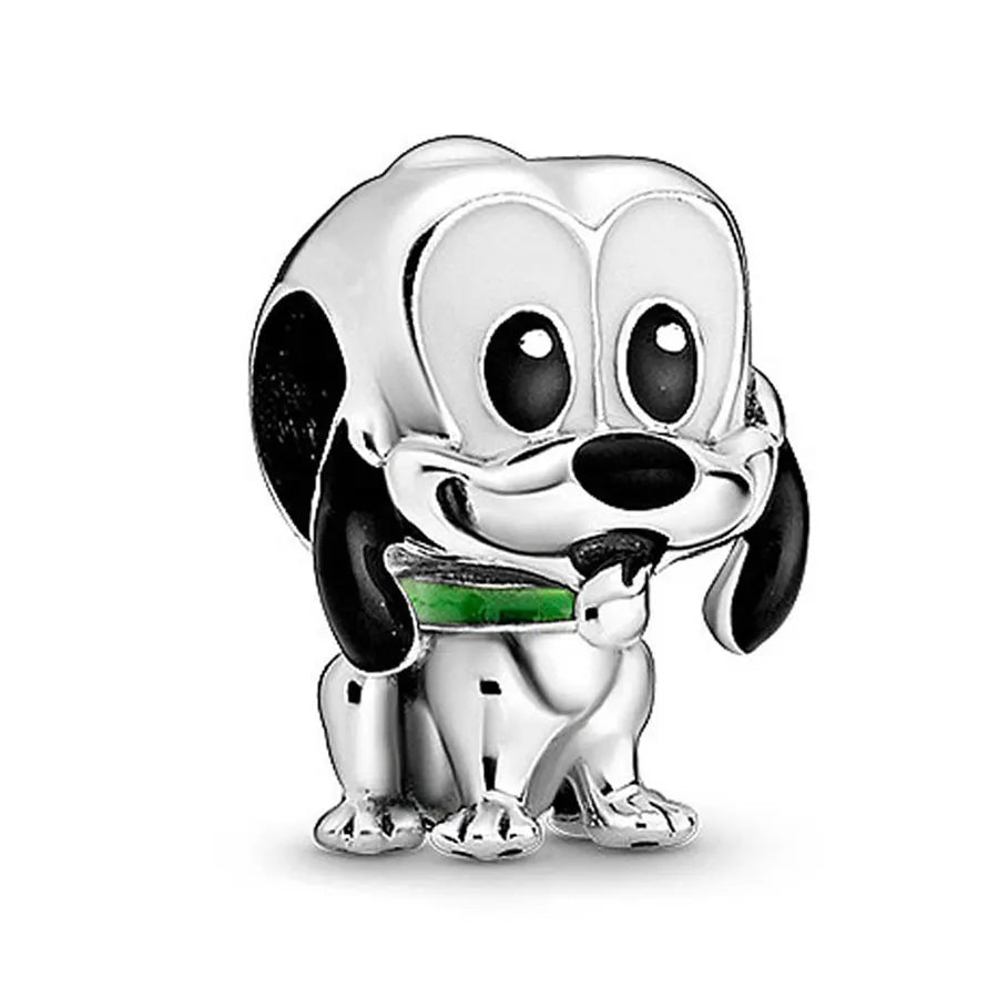 MINISOC Sterling Silver Teardrop Zircon Charm Exclusive