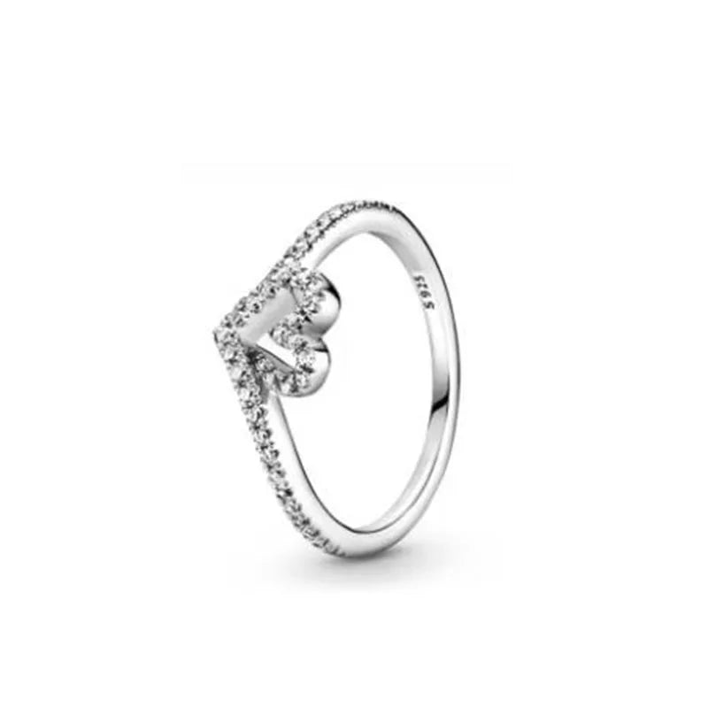 Sterling Silver Ring Zircon Luxury Collection Limited