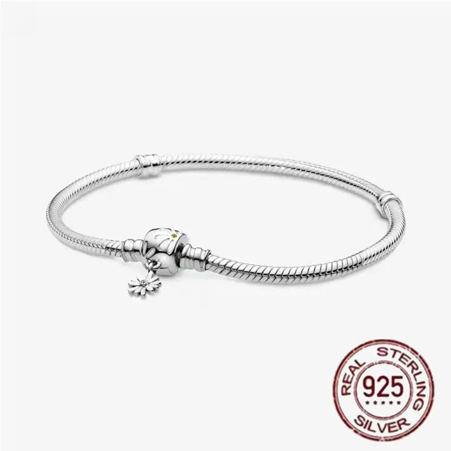 Sterling Silver Zircon Charm Bracelet Limited Edition