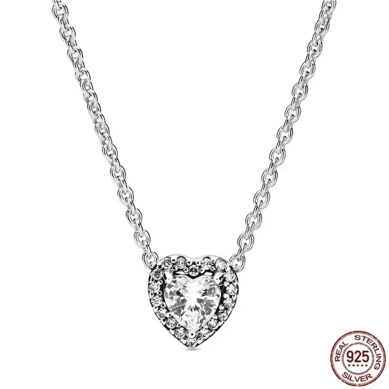 Sterling Silver Pendant Necklace Fine Collection Elite