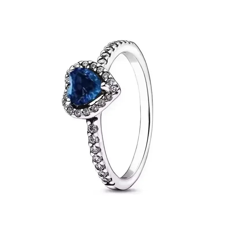 Sterling Silver Zircon Ring 925 Women Fine Jewelry Limited