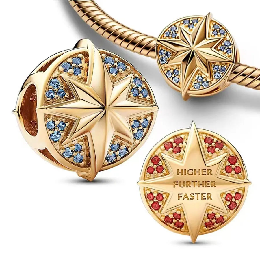 Minisoc Silver Zircon Bracelet Charm Exclusive Collection