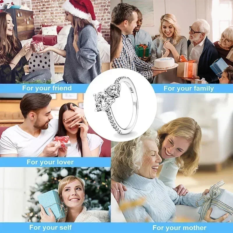 Sterling Silver Ring Zircon 925 Exclusive Collection