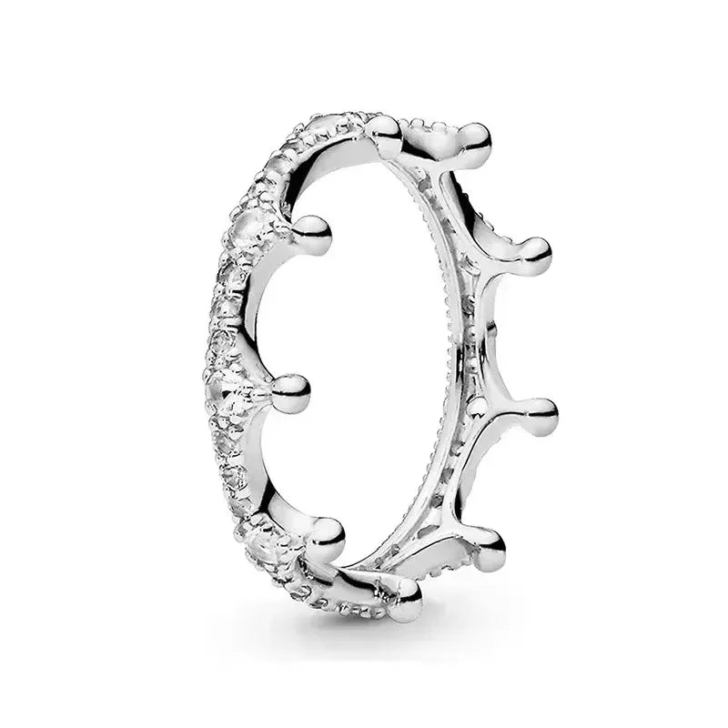 Sterling Silver Ring Zircon Exquisite Collection For Women