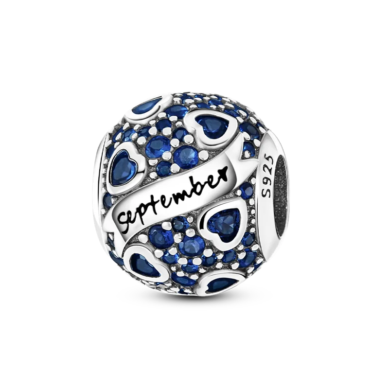 925 Silver Birthstone Charm KTC108