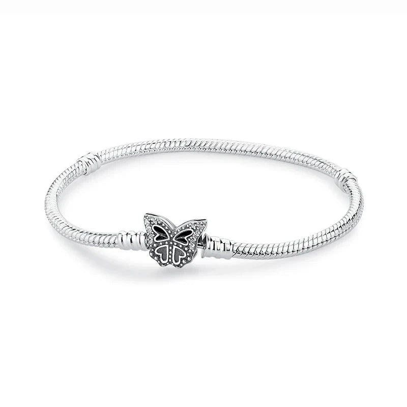 Sterling Silver Charm Bracelet Zircon Collection Exclusive