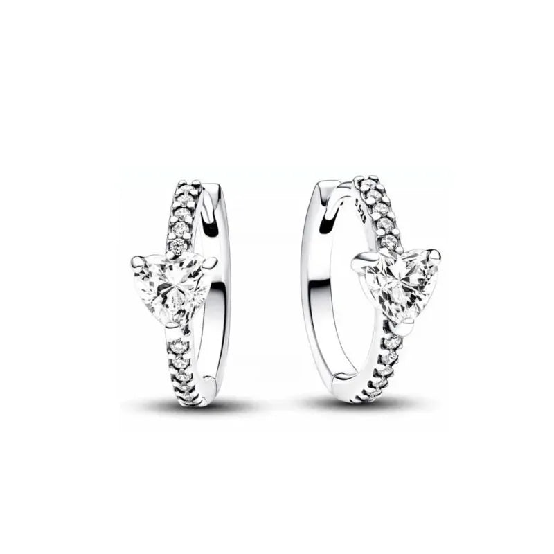 Silver Zircon Stud Earrings Classic Collection, Exclusive