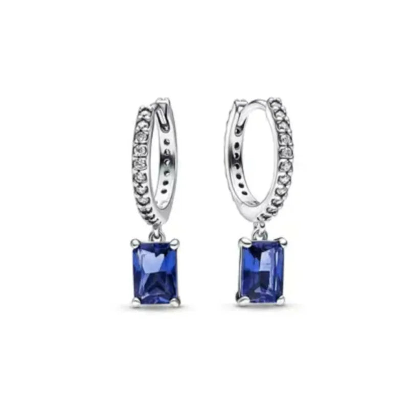 Sterling Silver Zircon Stud Earrings Signature Collection