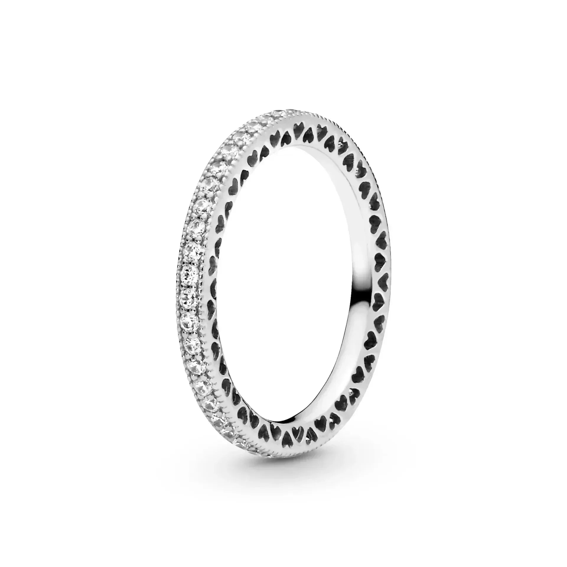 NBSAMENG Sterling Silver Ring Zircon Collection Exclusive
