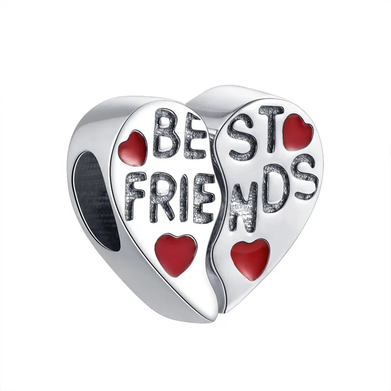 925 Best Friends Charm B741