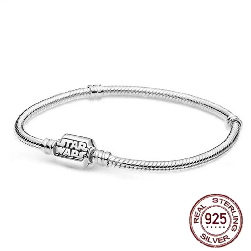 Sterling Silver 925 Charm Bracelet With Zircon Exclusive