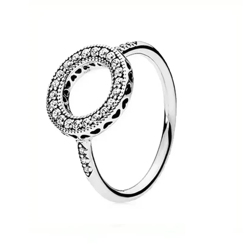 Sterling Silver Zircon Ring Exclusive Edition For Women