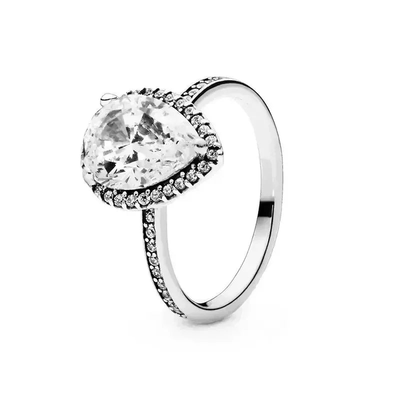 Sterling Silver Zircon Ring 925 Collection Exclusive