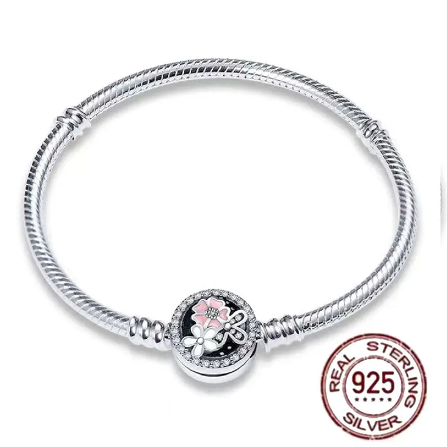 Sterling Silver 925 Zircon Bracelet Exclusive Fine Edition
