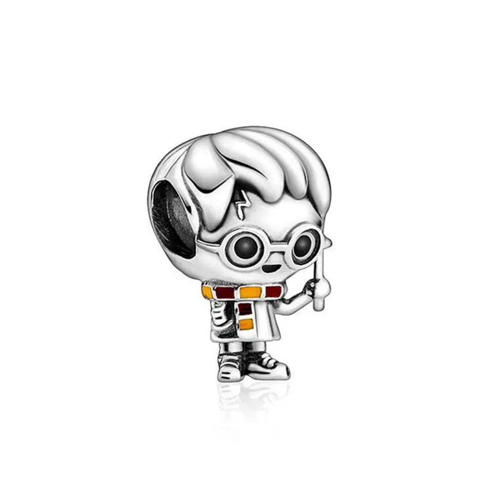 MINISOC Sterling Silver Zircon Pandora Bracelet Charm Elite