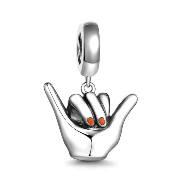 925 Send It Charm B3689