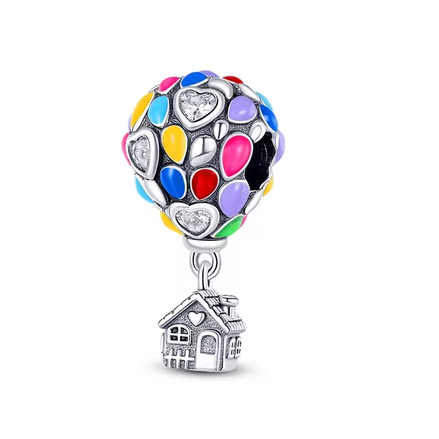 925 Balloon House Charm