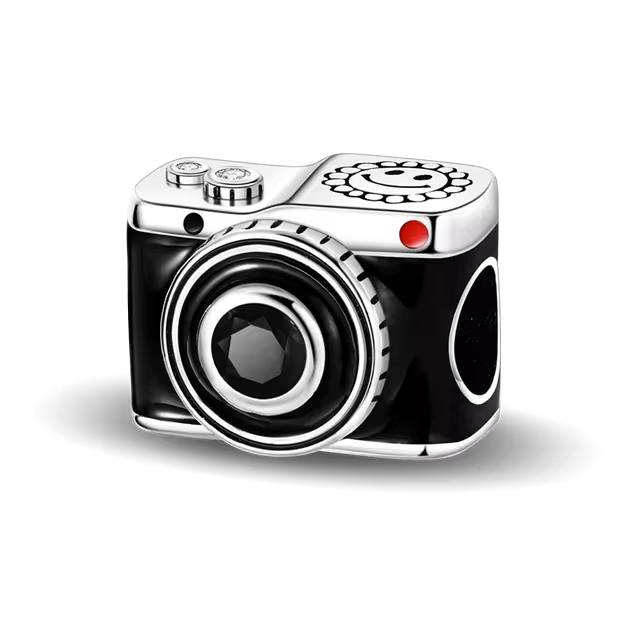925 Camera Charm