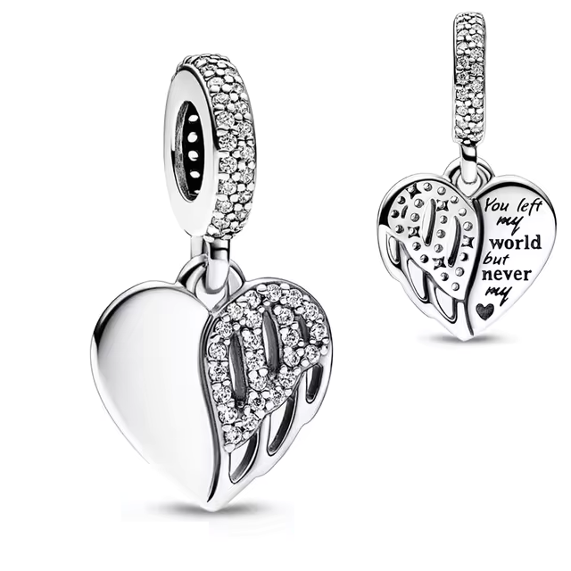 925 Heart Love Charm