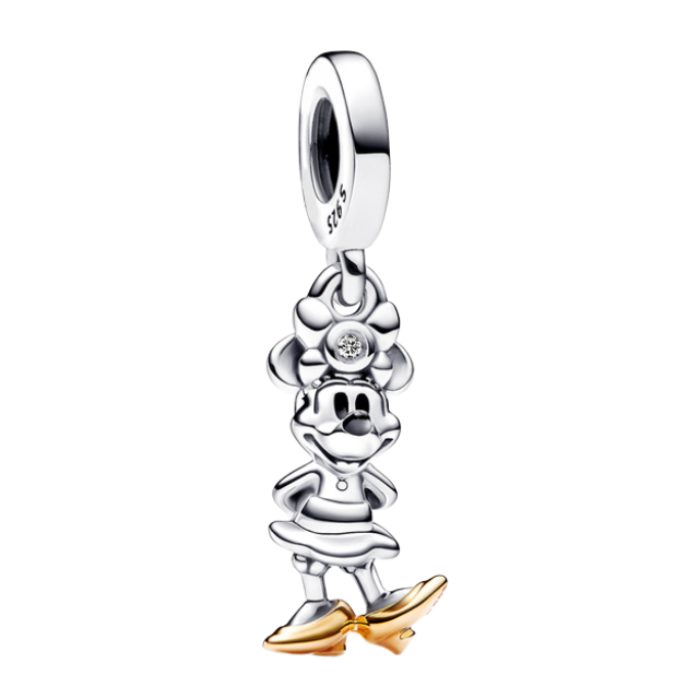 925 Golden Mouse Charm