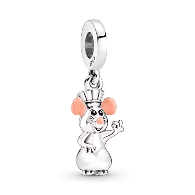 925 Rat Chef Charm