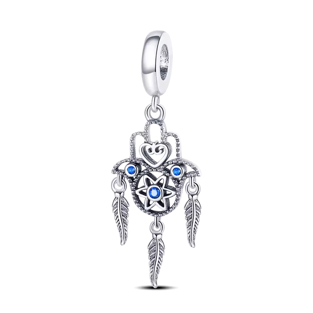 925 Dreamcatcher Charm