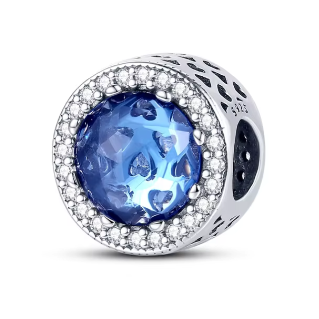 Blue Gem Charm