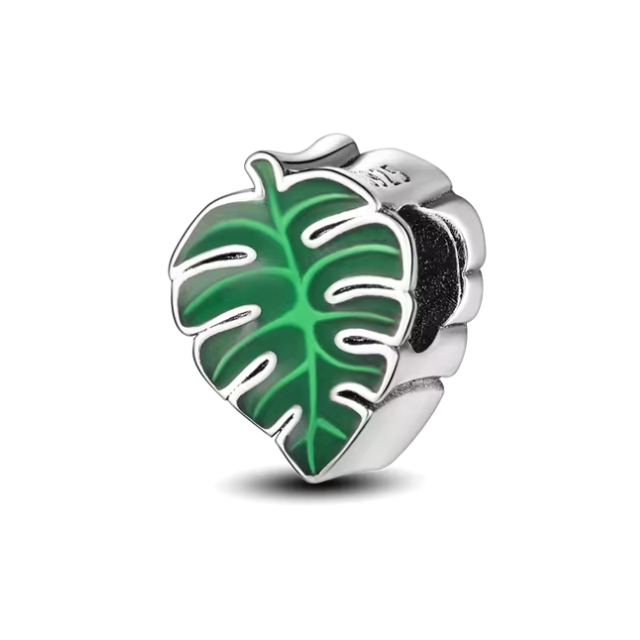 925 Leaf Charm